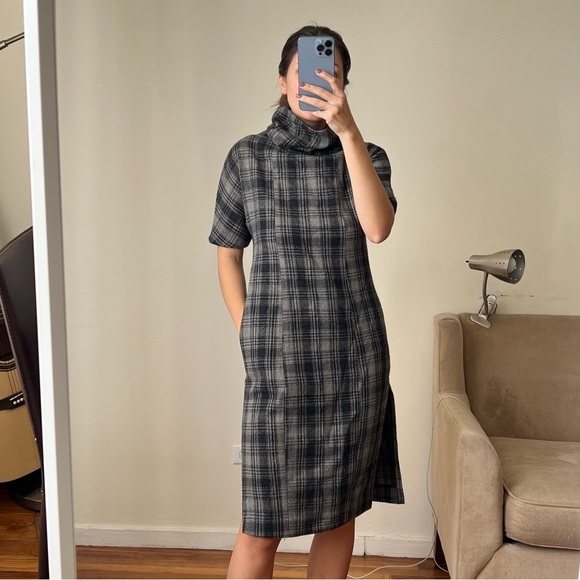 AJAIE ALAIE KULLU TURTLE NECK DRESS wool gray size XS CL - Picture 4 of 7